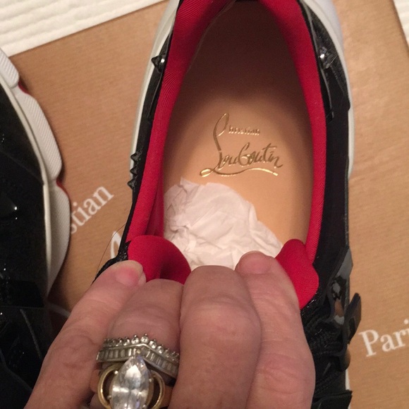 BNIB Christian Louboutin Donna Glitter Sneakers..Size 39...Proof of purchase - Picture 9 of 16